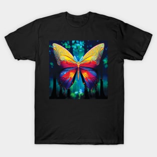 Colourful Butterfly T-Shirt